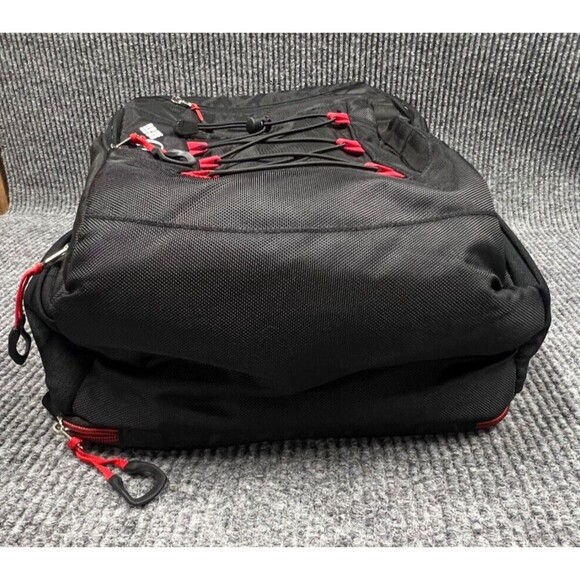 Columbia Diablo Creek Backpack Diaper Bag Thermal Change Mat Black Red Pockets - Picture 15 of 16